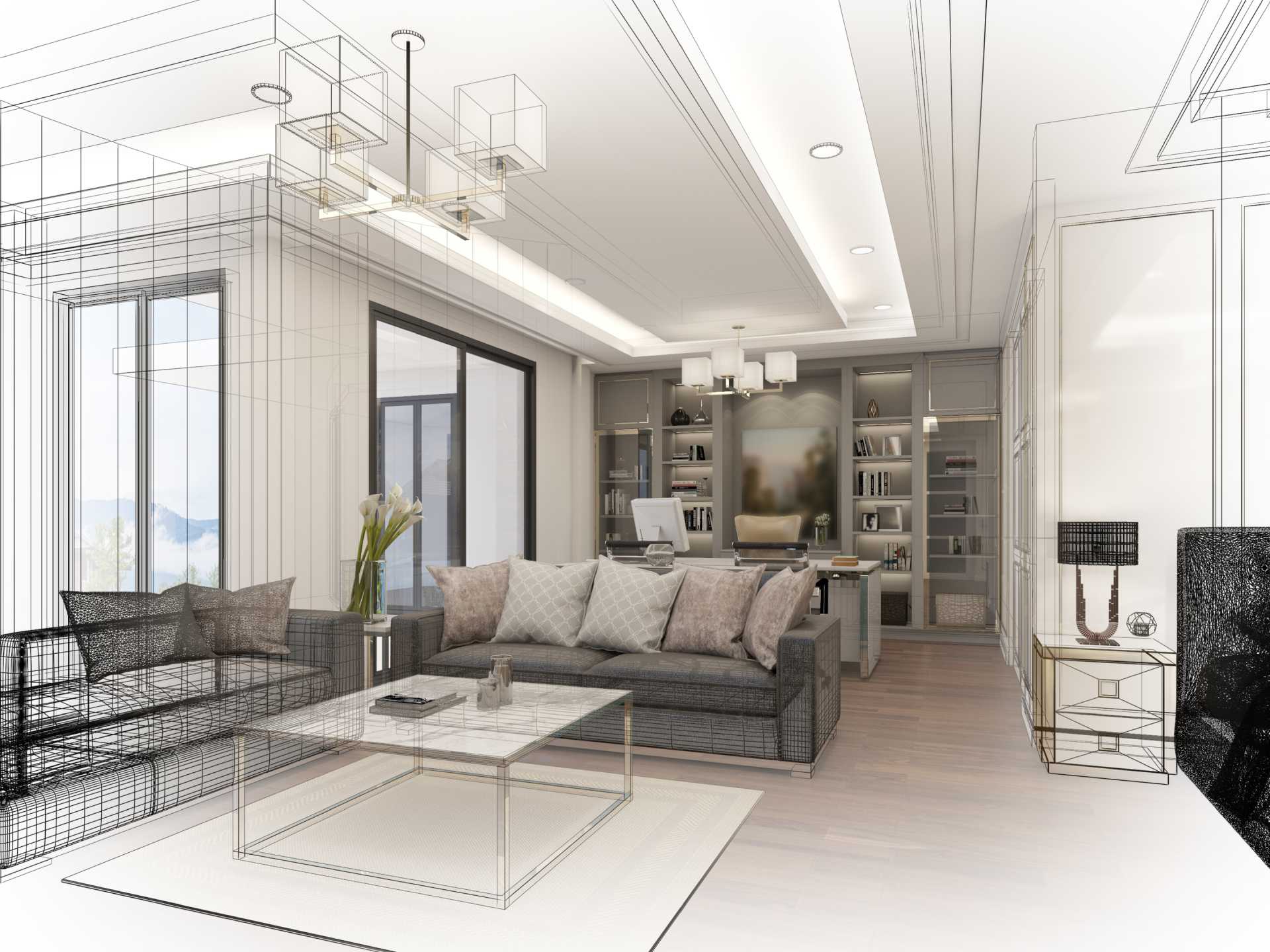 Aménagement intérieur à Décines - VTH Paysage